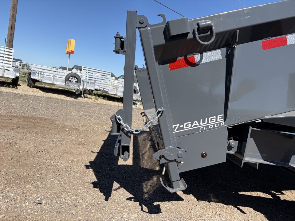 New 2026 Lamar 7x14 16k Gooseneck Dump Trailer