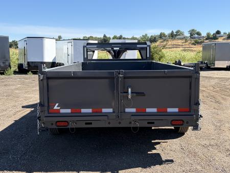 New 2026 Lamar 7x14 16k Gooseneck Dump Trailer
