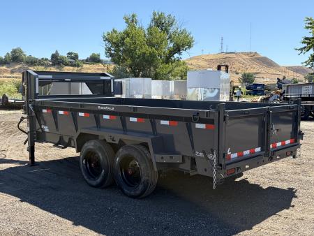 New 2026 Lamar 7x14 16k Gooseneck Dump Trailer