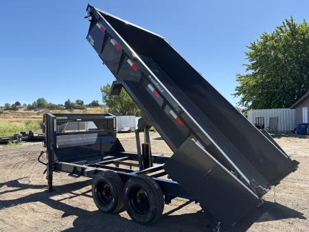 New 2026 Lamar 7x14 16k Gooseneck Dump Trailer