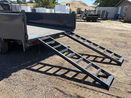 New 2026 Lamar 7x14 16k Gooseneck Dump Trailer