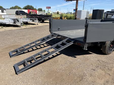 New 2026 Lamar 7x14 16k Gooseneck Dump Trailer