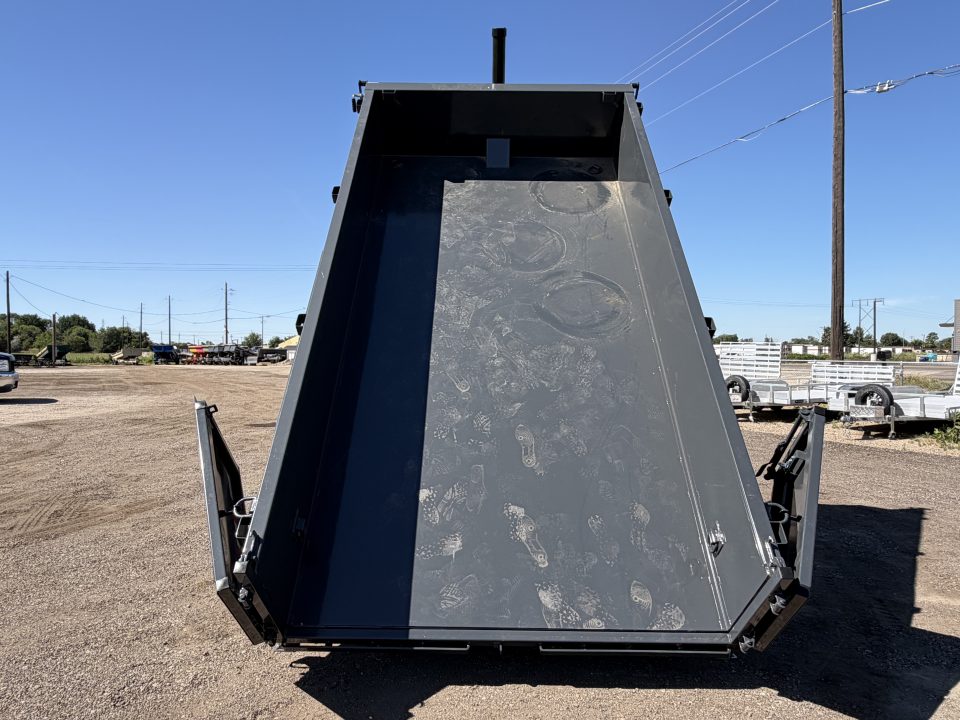 New 2026 Lamar 7x14 16k Telescopic Gooseneck Dump Trailer