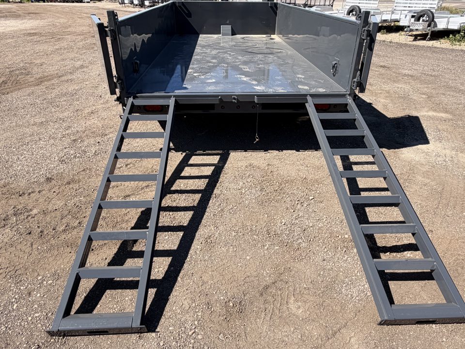 New 2026 Lamar 7x14 16k Telescopic Gooseneck Dump Trailer