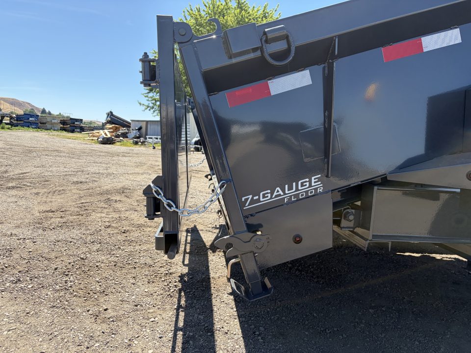 New 2026 Lamar 7x14 16k Telescopic Gooseneck Dump Trailer