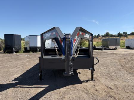 New 2026 Lamar 7x14 16k Telescopic Gooseneck Dump Trailer