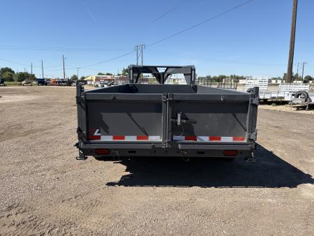 New 2026 Lamar 7x14 16k Telescopic Gooseneck Dump Trailer