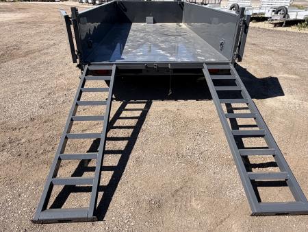 New 2026 Lamar 7x14 16k Telescopic Gooseneck Dump Trailer