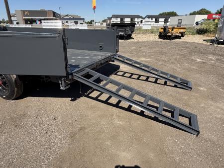 New 2026 Lamar 7x14 16k Telescopic Gooseneck Dump Trailer