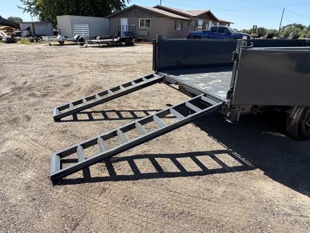 New 2026 Lamar 7x14 16k Telescopic Gooseneck Dump Trailer
