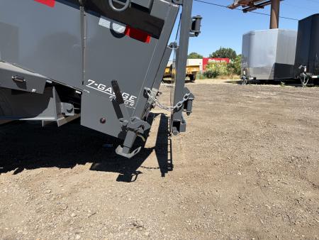 New 2026 Lamar 7x14 16k Telescopic Gooseneck Dump Trailer