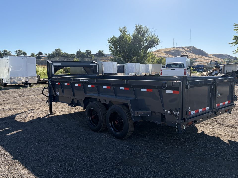 New 2026 Lamar 7x16 16k Gooseneck Dump Trailer