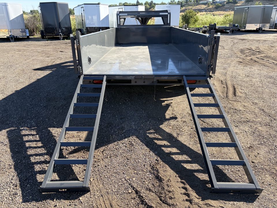 New 2026 Lamar 7x16 16k Gooseneck Dump Trailer
