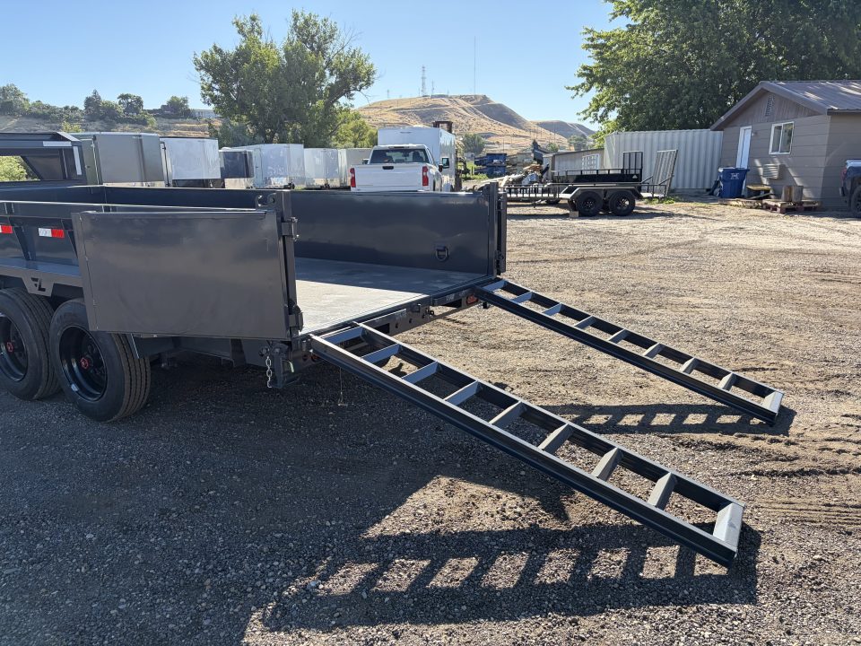 New 2026 Lamar 7x16 16k Gooseneck Dump Trailer