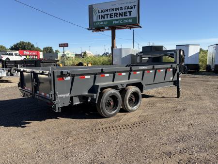 New 2026 Lamar 7x16 16k Gooseneck Dump Trailer