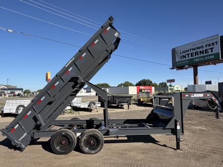 New 2026 Lamar 7x16 16k Gooseneck Dump Trailer