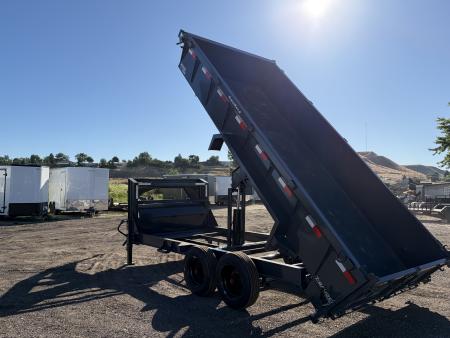 New 2026 Lamar 7x16 16k Gooseneck Dump Trailer