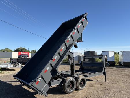 New 2026 Lamar 7x16 16k Gooseneck Dump Trailer