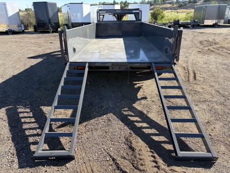 New 2026 Lamar 7x16 16k Gooseneck Dump Trailer