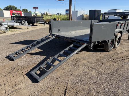 New 2026 Lamar 7x16 16k Gooseneck Dump Trailer