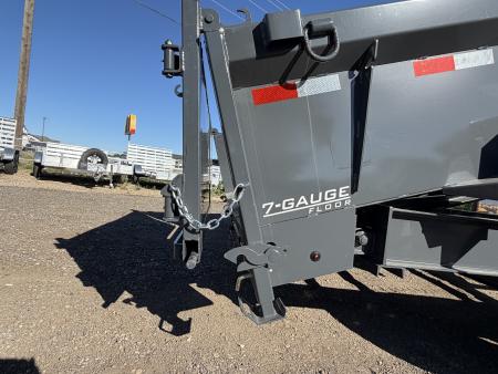 New 2026 Lamar 7x16 16k Gooseneck Dump Trailer