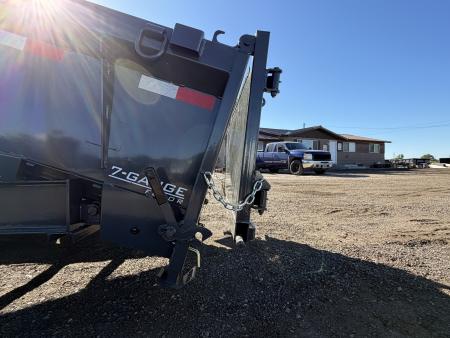 New 2026 Lamar 7x16 16k Gooseneck Dump Trailer