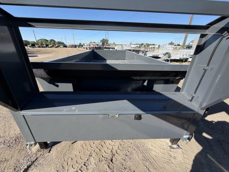 New 2026 Lamar 7x16 16k Gooseneck Dump Trailer