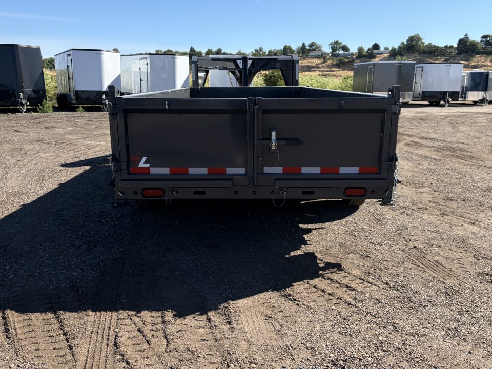 New 2026 Lamar 7x16 16k Telescopic Gooseneck Dump Trailer