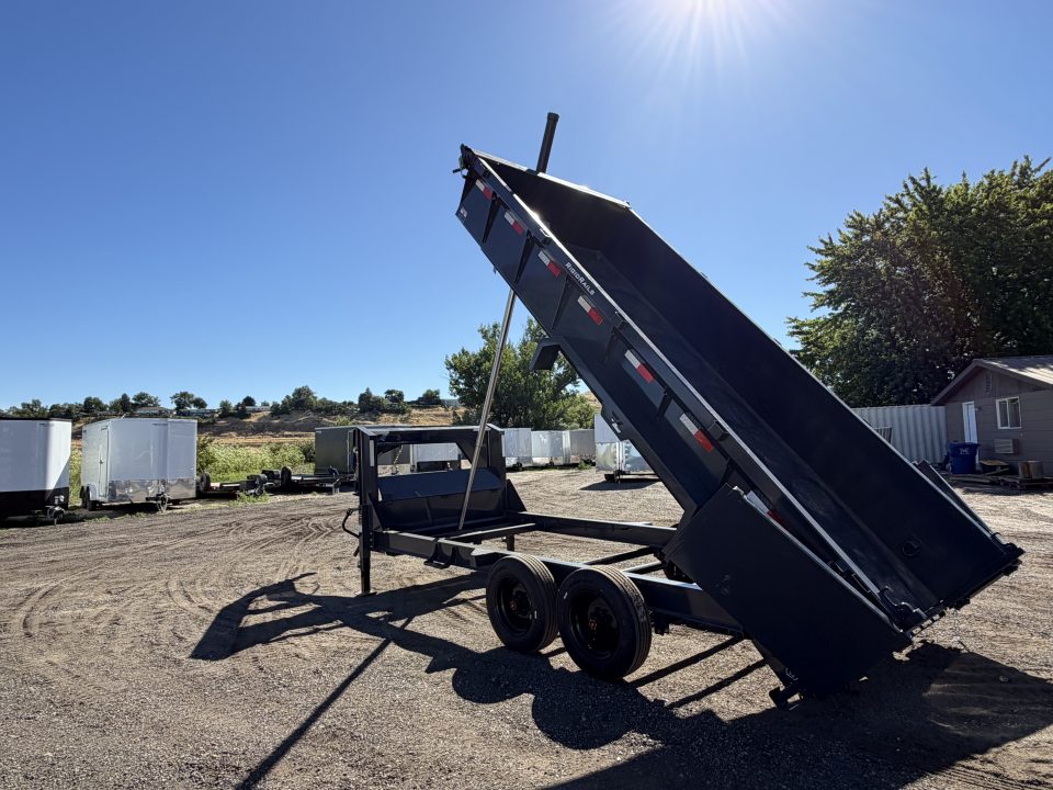 New 2026 Lamar 7x16 16k Telescopic Gooseneck Dump Trailer