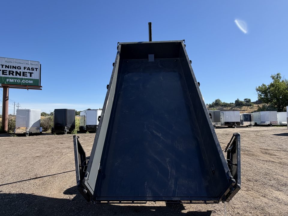 New 2026 Lamar 7x16 16k Telescopic Gooseneck Dump Trailer