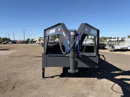New 2026 Lamar 7x16 16k Telescopic Gooseneck Dump Trailer
