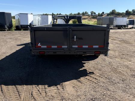 New 2026 Lamar 7x16 16k Telescopic Gooseneck Dump Trailer