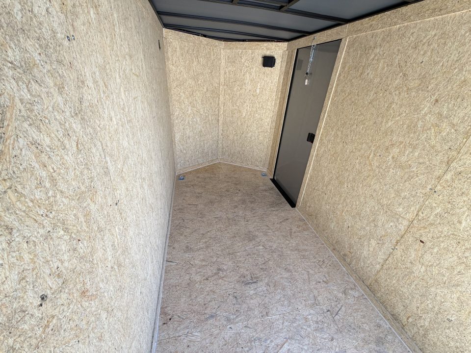 New 2026 Covered Wagon 6'x12 Enclosed, Black Out Package, 7' Interior