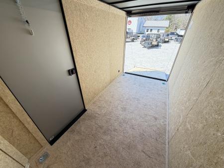 New 2026 Covered Wagon 6'x12 Enclosed, Black Out Package, 7' Interior
