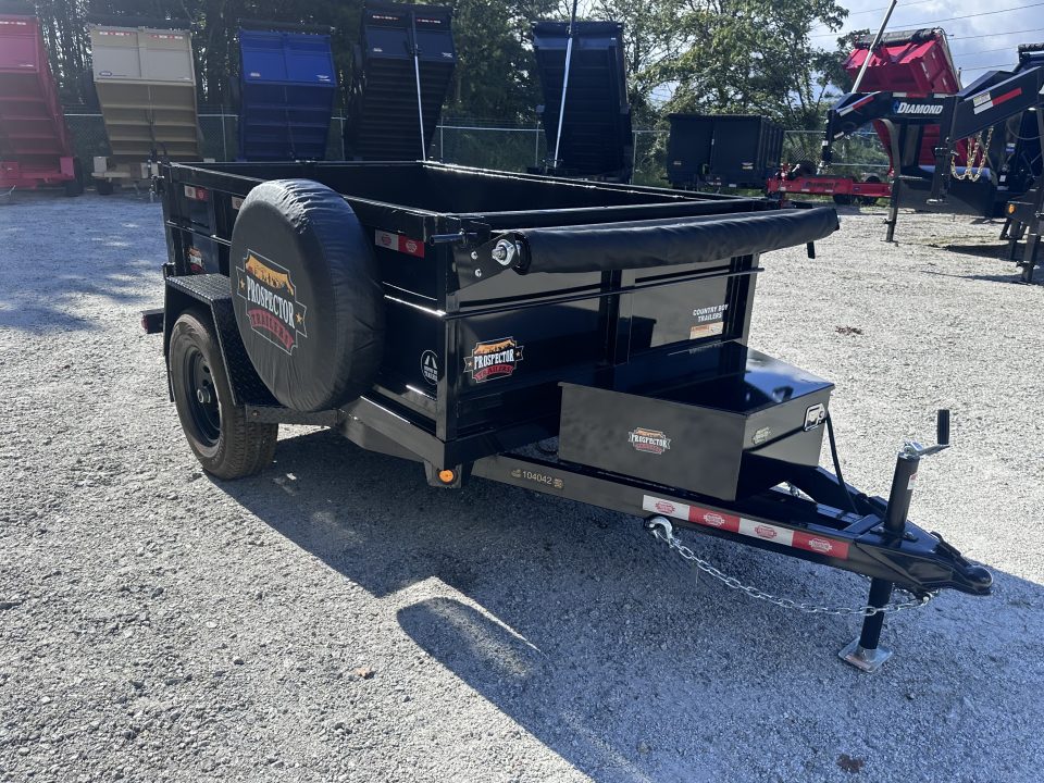New 2026 Covered Wagon 5'x8' Dump, 6000 lb GVWR