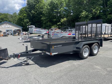 New 2026 Belmont 82"x12'-7K-Solid Side Landscape Trailer