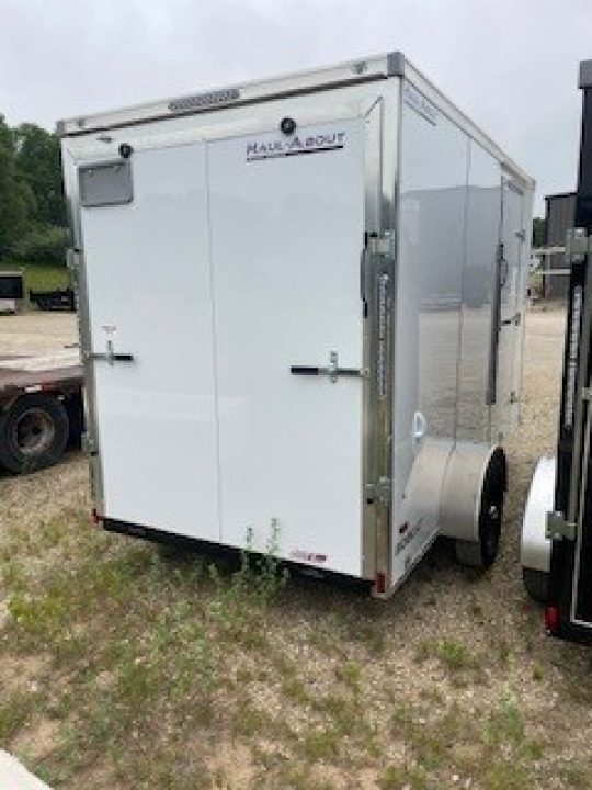 New 2027 Haul About Trailers BCT612SA 6x12 2990 GVWR 84" Interior Height Poly Skin Cargo / Enclosed Trailer