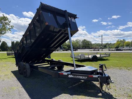 New 2026 Hillcrest Trailers 14716SDH Dump Trailer