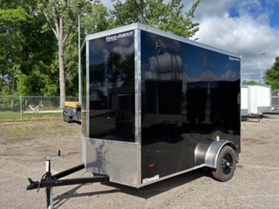 New 2027 Haul About Trailers BCT610SA 6x10 2990 GVWR 84" Interior Height Poly Skin Cargo / Enclosed Trailer