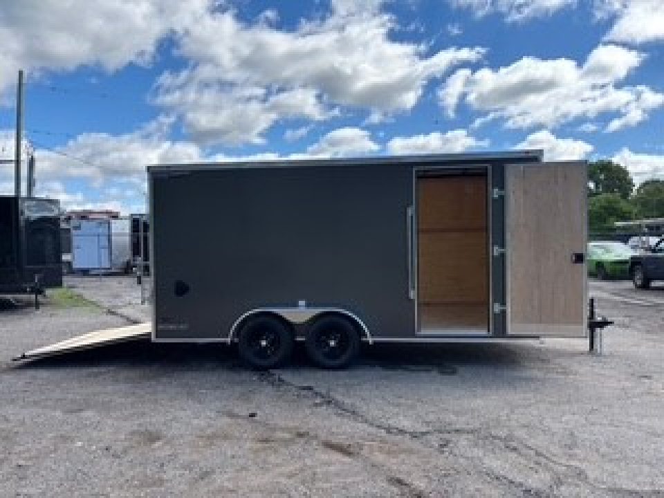 New 2027 Haul About Trailers BCT716TA2 7x16 7000 GVWR 84" Interior Height Poly Skin Cargo / Enclosed Trailer