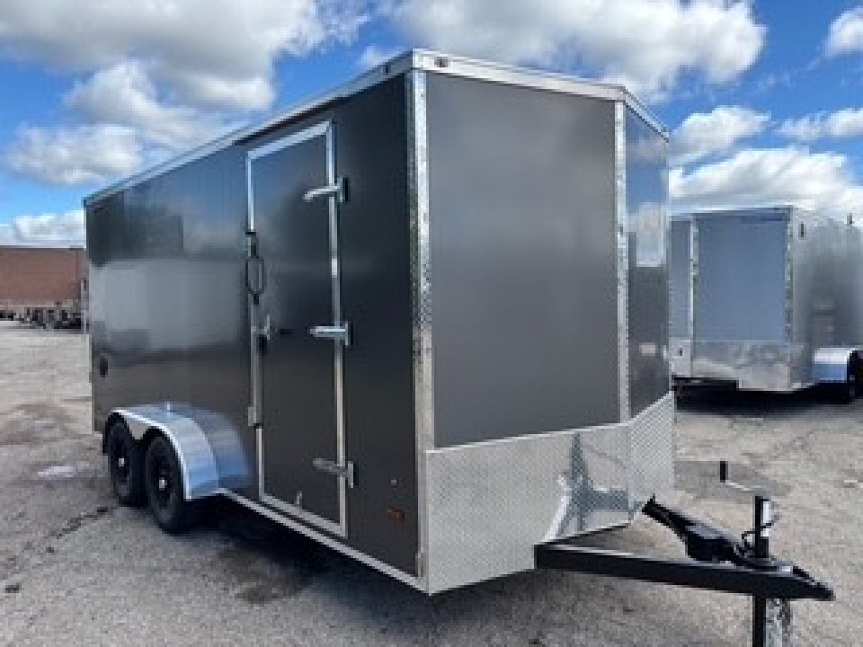 New 2027 Haul About Trailers BCT716TA2 7x16 7000 GVWR 84" Interior Height Poly Skin Cargo / Enclosed Trailer