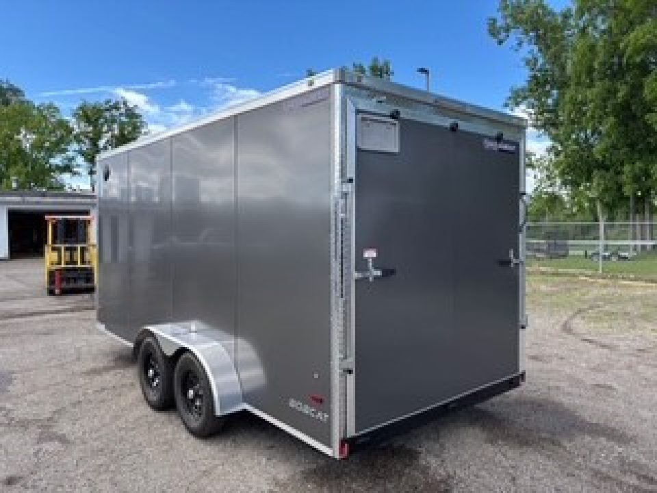 New 2027 Haul About Trailers BCT716TA2 7x16 7000 GVWR 84" Interior Height Poly Skin Cargo / Enclosed Trailer