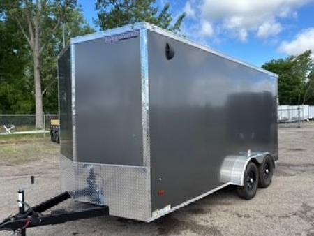 New 2027 Haul About Trailers BCT716TA2 7x16 7000 GVWR 84" Interior Height Poly Skin Cargo / Enclosed Trailer