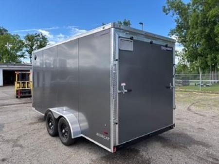 New 2027 Haul About Trailers BCT716TA2 7x16 7000 GVWR 84" Interior Height Poly Skin Cargo / Enclosed Trailer