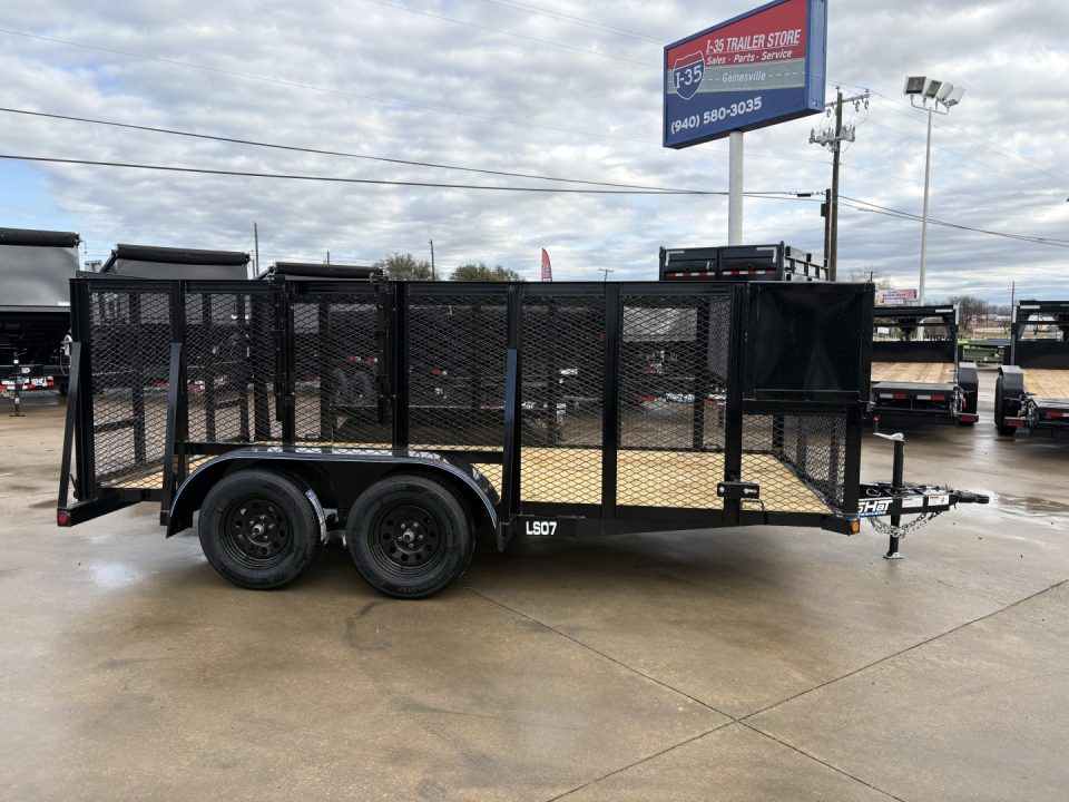 New 2026 Top Hat Trailers LS07-14X83-7E-R Landscape Trailer