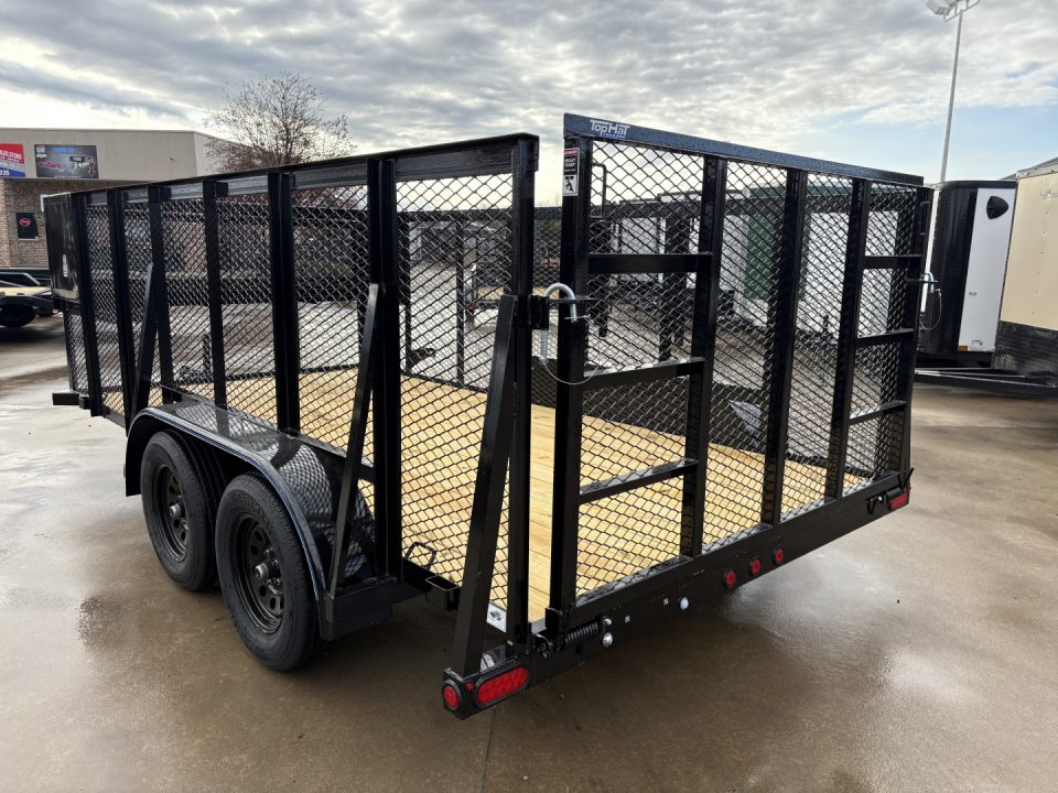 New 2026 Top Hat Trailers LS07-14X83-7E-R Landscape Trailer