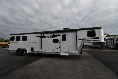 New 2027 Bison Trailers Silverado 8313 Horse Trailer