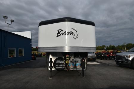 New 2027 Bison Trailers Silverado 8313 Horse Trailer