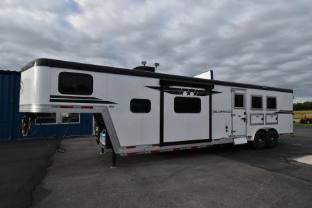 New 2027 Bison Trailers Silverado 8313 Horse Trailer
