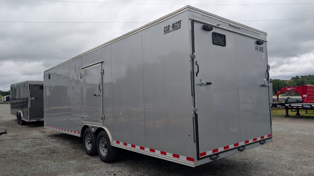 New 2026 Car Mate 8.5 x 28 HD Eagle Car Hauler w/ Ramp (12000# GVWR)